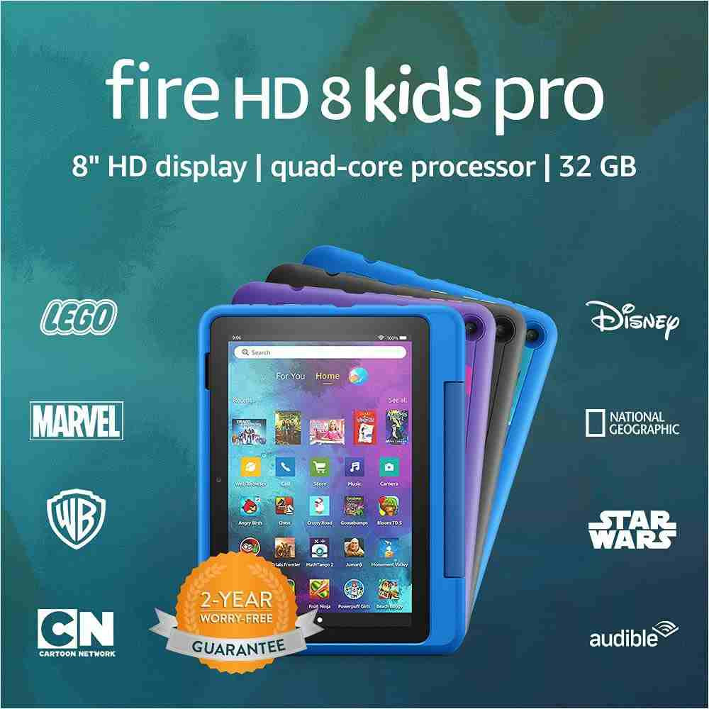 Amazon Kiddies HD 8 Pro Tablet, Ages 6–12, (32GB)