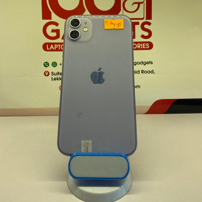 UK USED - Apple iPhone 11 - (64GB) ROM - 4GB RAM - Purple